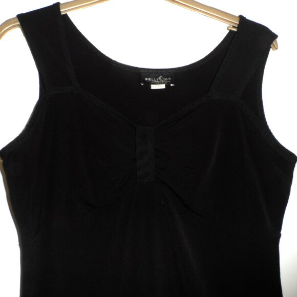 Bellissima Black sleeveless  tank top- size M - Picture 3 of 8